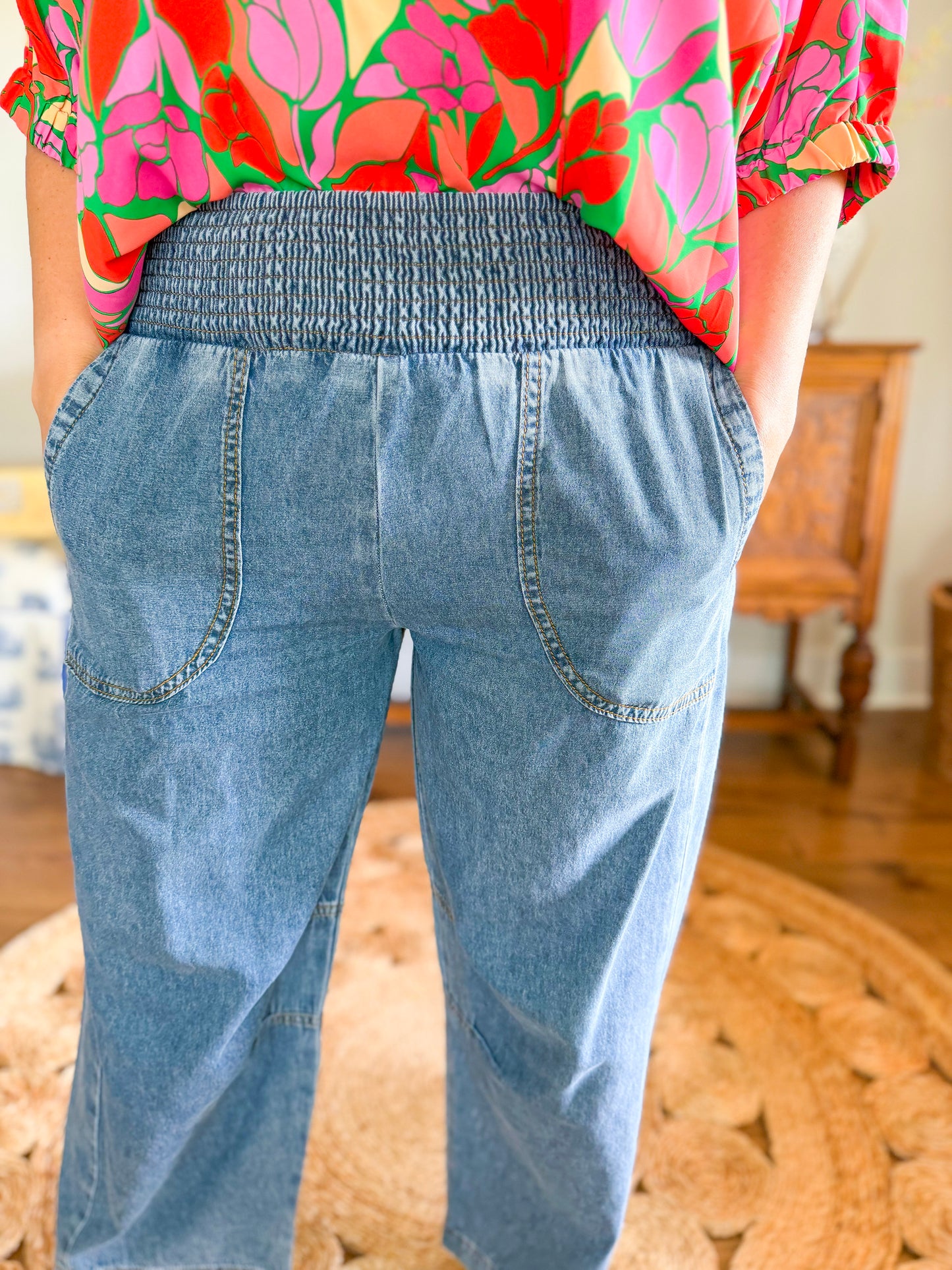 Easy Street Denim Pants