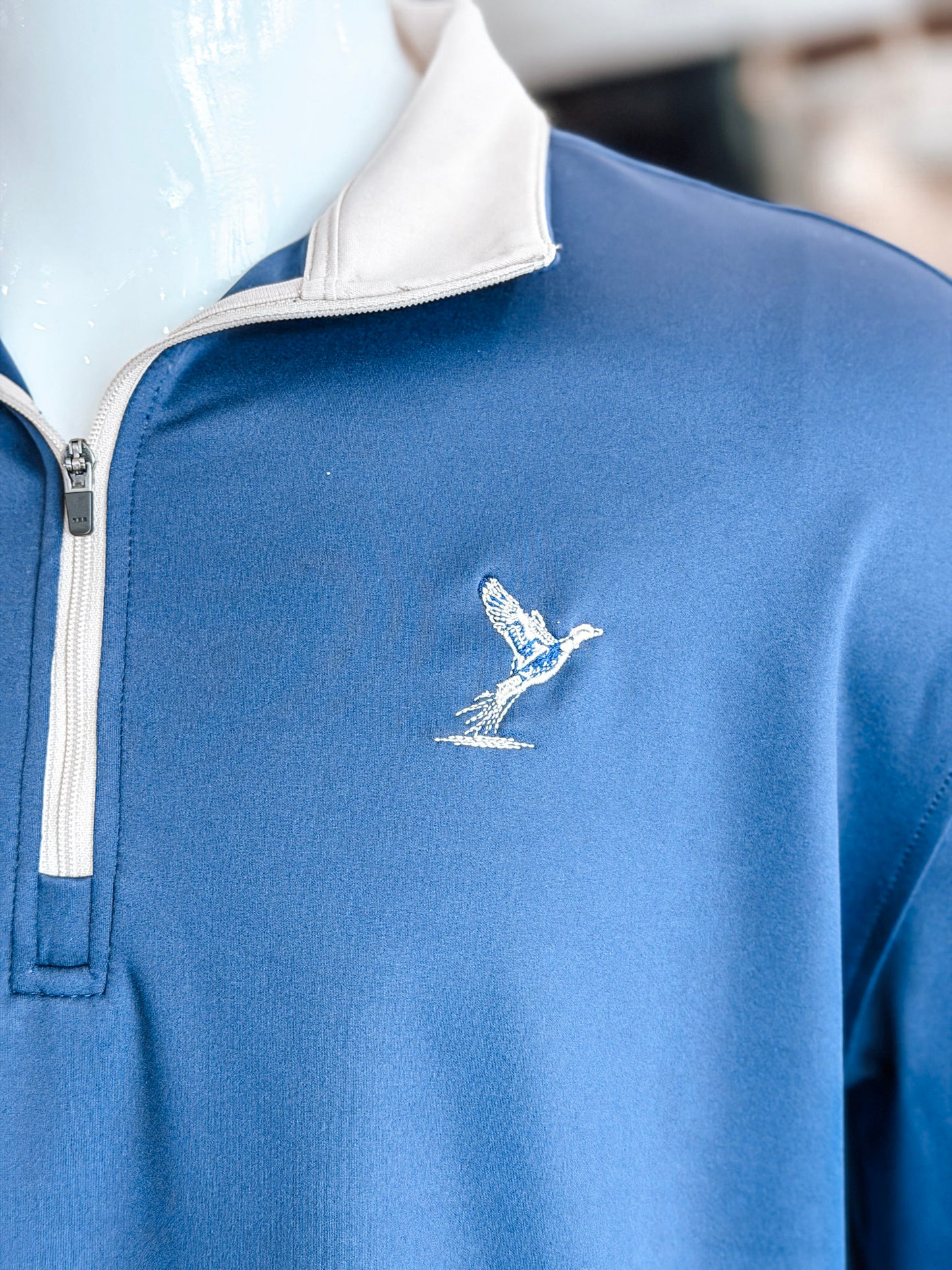 Plantation 59 | Navy + Khaki Quarter Zip