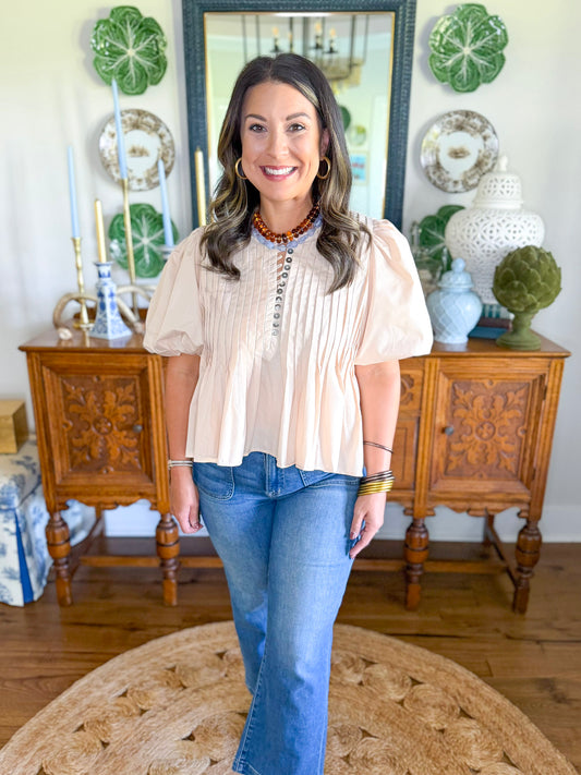 Camille Pintuck Blouse