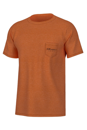 Southern Point SHADOW GREYTON SHORT SLEEVE TEE in Burnt Orange