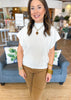 Autumn Essential Top in Off White