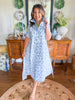 Caryn Lawn | The Millie Jungle Dress in Blue