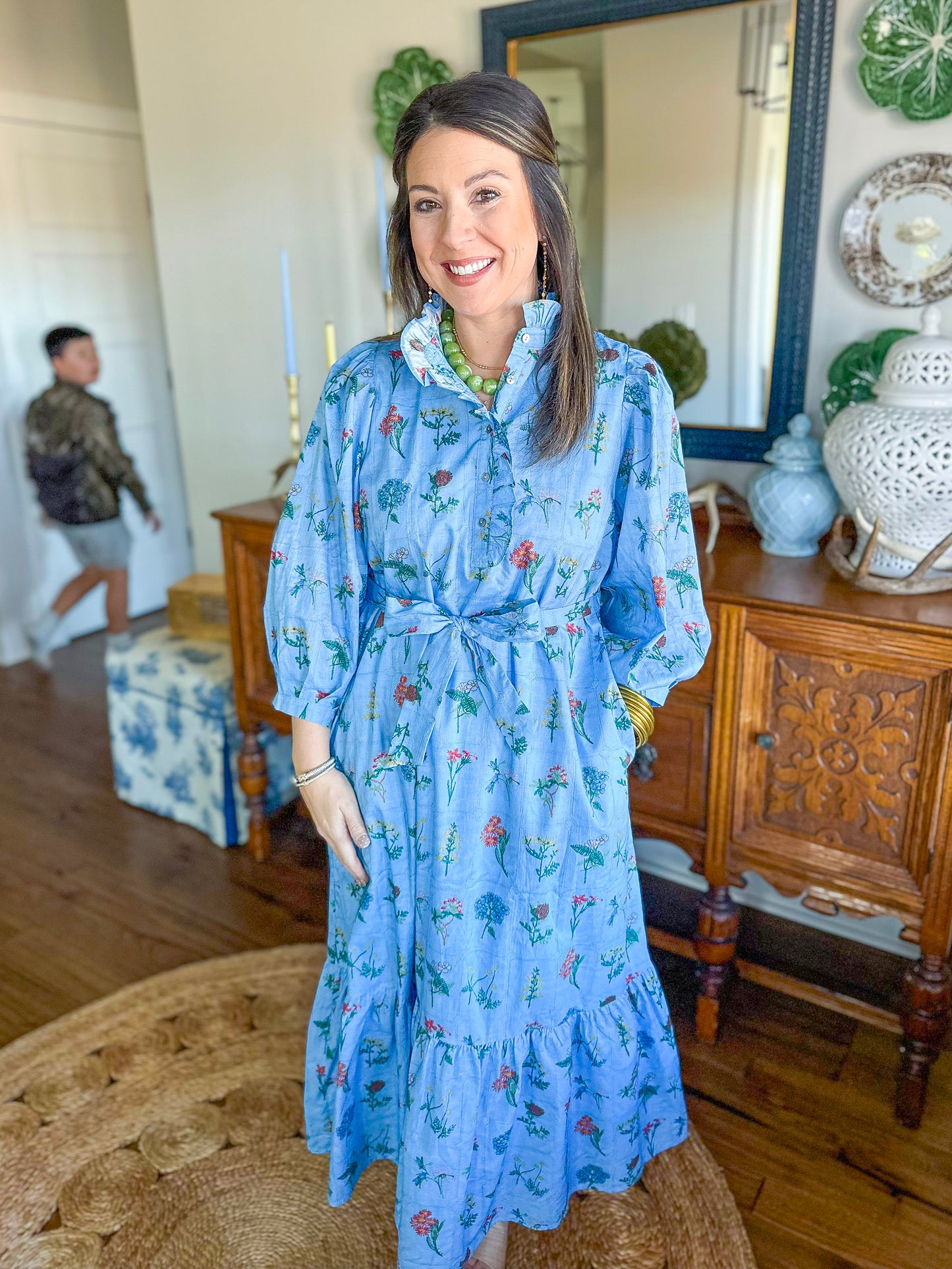 The Magnolia Meadow Maxi Dress