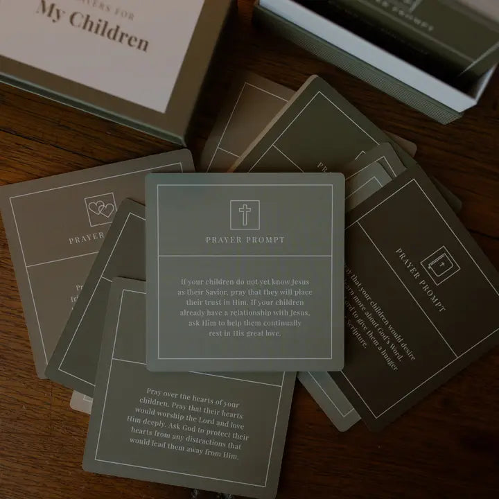 Prayers for My Children Prayer Card Set