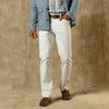 Duck Head | Classic Fit Pinpoint Canvas Five-Pocket Pant in Stone