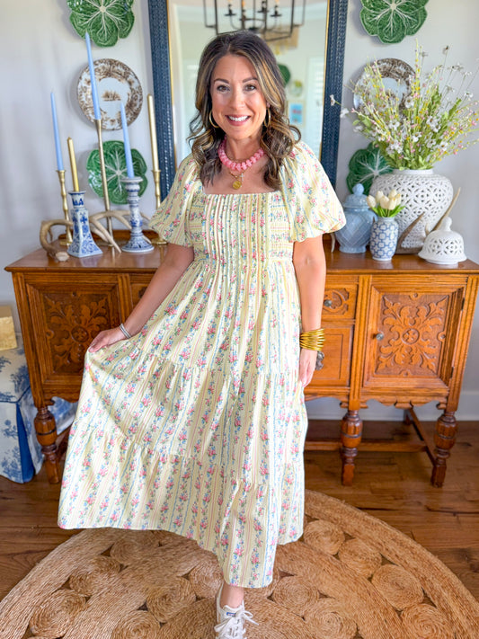 English Garden Midi Dress