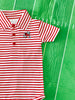 Georgia Bulldog Stripe Polo Creeper