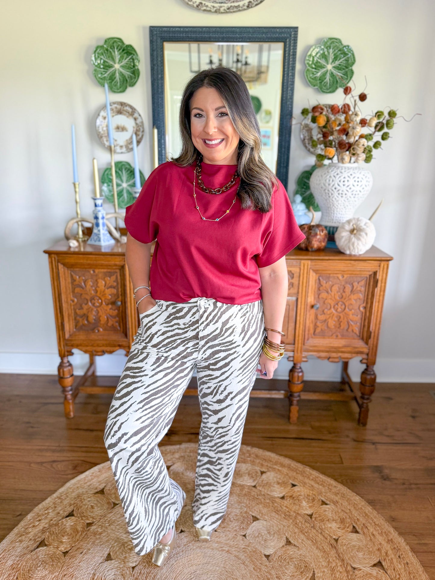 Untamed Zebra Pant