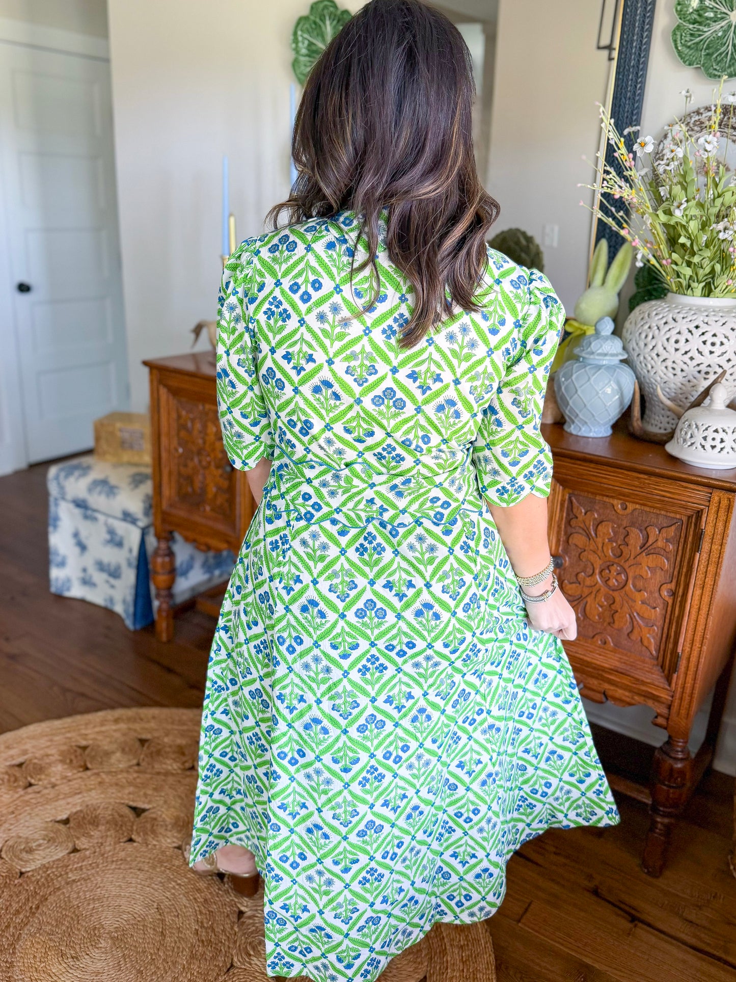 Heart of Grace | Grace Maxi Dress in Jardin Bleu