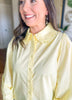 The Charlotte Ruffle Collar Top in Butter