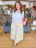 The Early Bloom Midi Skirt