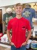 Old Row | Athens Camo Dog T-Shirt in Red
