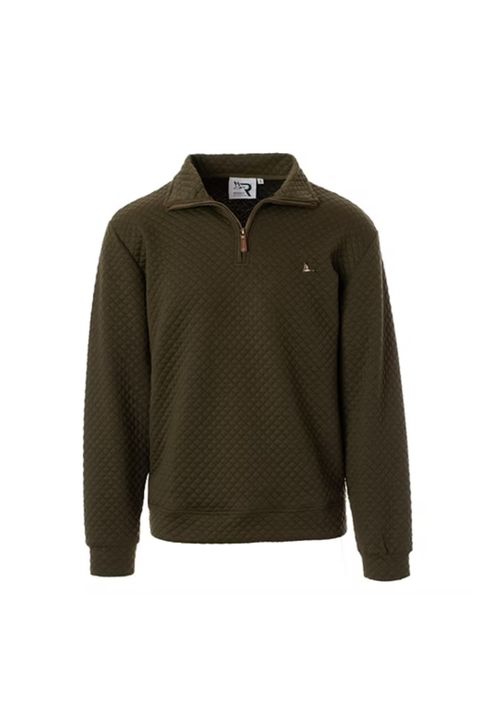Roost Drake 1/4 Zip in Brown