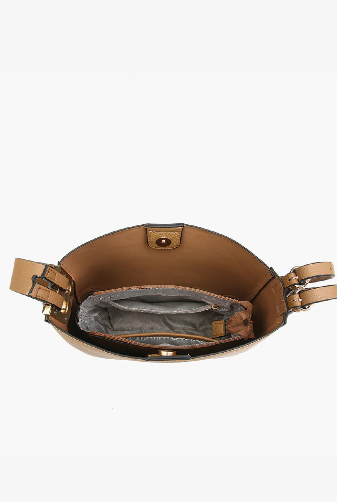 Poppy Vegan Paneled Crossbody