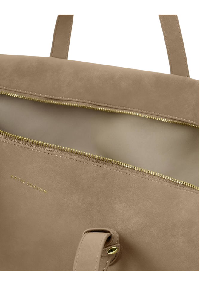 Katie Loxton | Soho Suedette Weekend Bag in Taupe