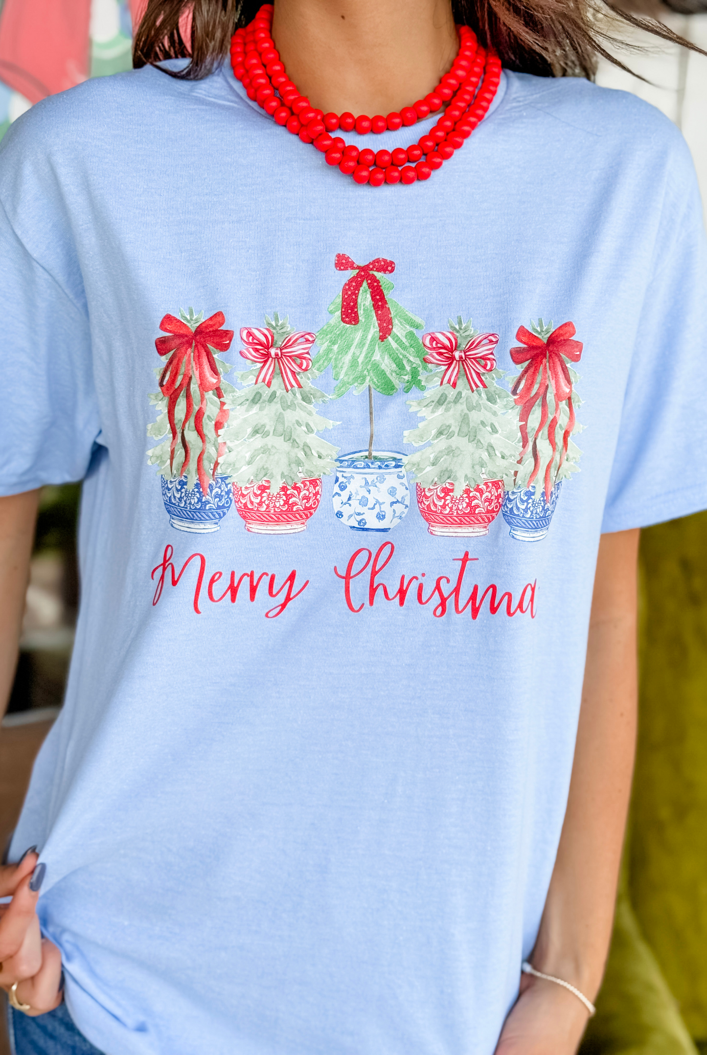 Christmas Chinoiserie Topiary T-Shirt