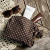 Casemate | Crinkle Make Up Bag in Espresso Polka Dot