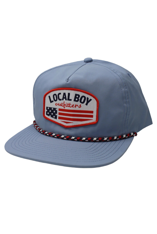 Local Boy | Flag Badge Low-Profile Rope Hat