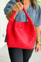 Blythe Mini Hobo Bag in Red