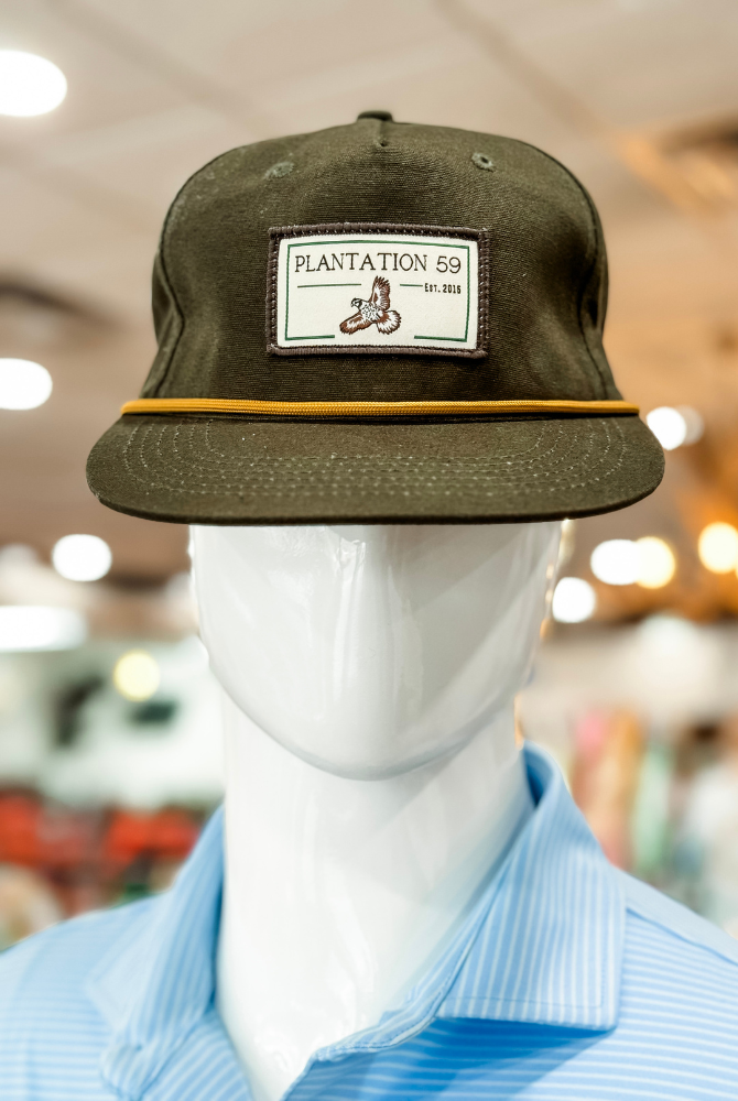 P59 Wayne Rope Hat with Quail Patch