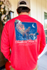 Southern Point SANTA CLAUSE LONG SLEEVE TEE in Red