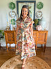 Painted Countryside Midi Dress