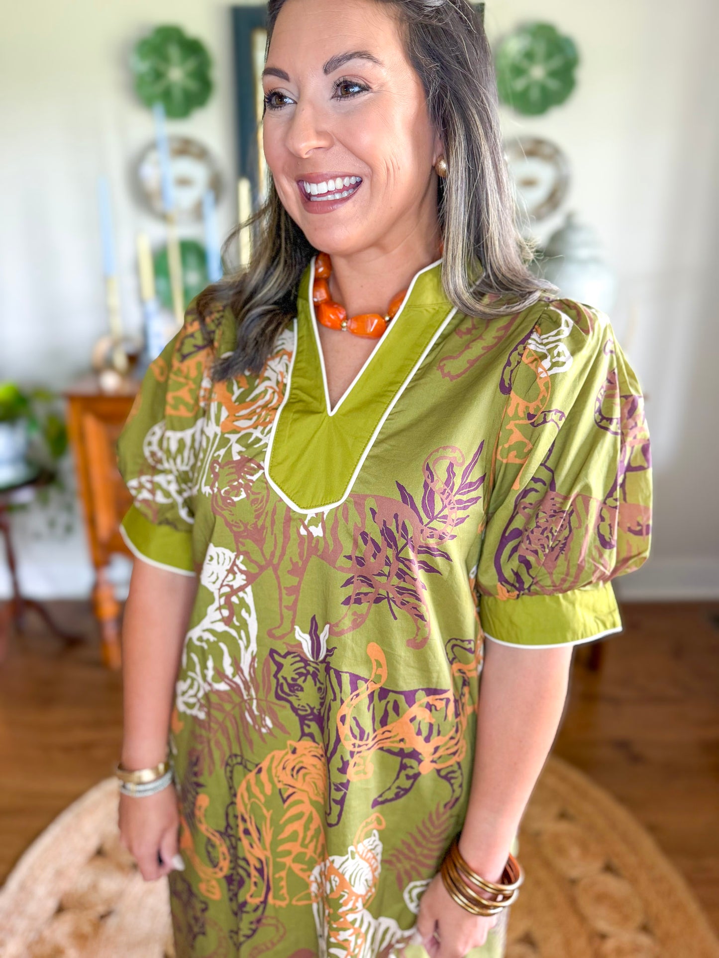 Tiger Tale Maxi Dress