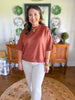 The Camille Knit Top in Camel
