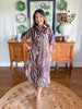 Zaria Zebra Maxi Dress
