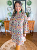 Heart of Grace | Eloise Mini Caftan in Heatherwood Linen