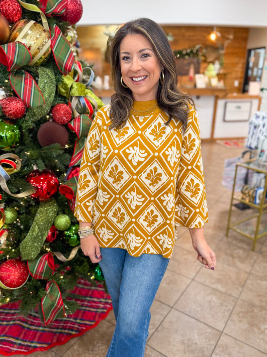 Mulled Spice Sweater Top