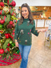 Evergreen Wishes Sweater Top