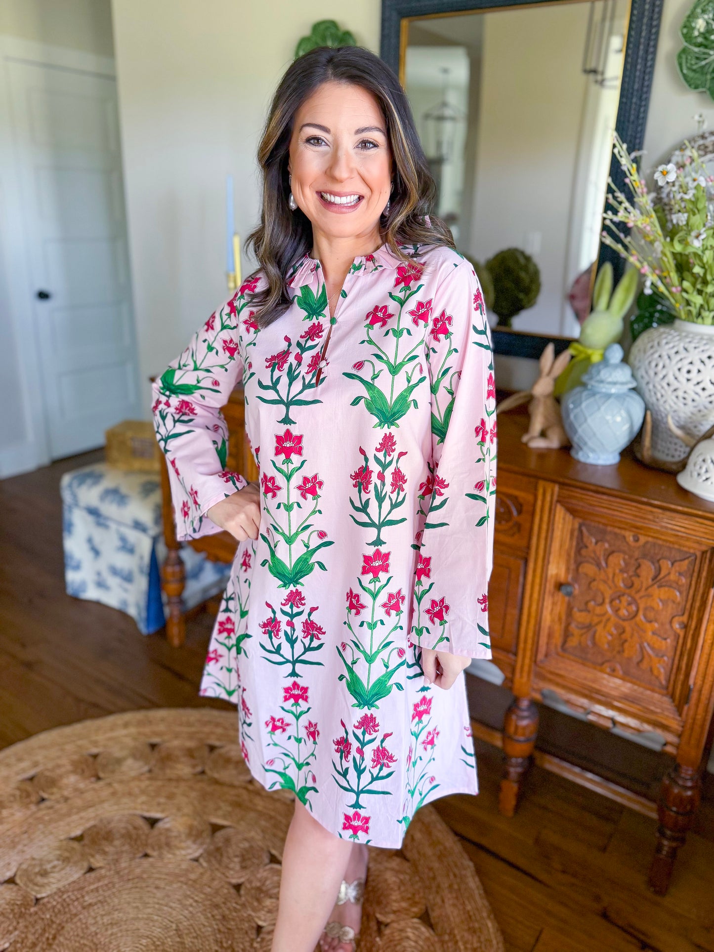 Heart of Grace | Eloise Mini Caftan on Rose D'Iris