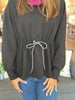 The Jetset Pullover Top in Black