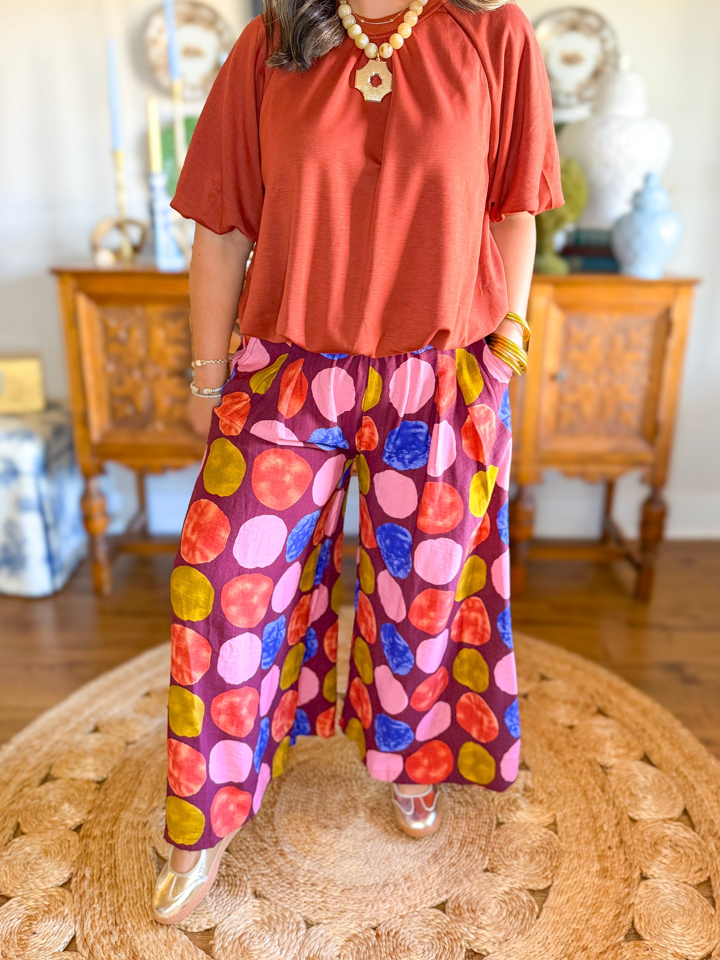 Color Theory Wide Leg Pant