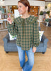 Tartan Season Top in Green