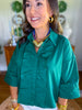 Emerald Ruffle Top