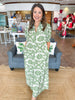 Sage In Bloom Maxi Dress