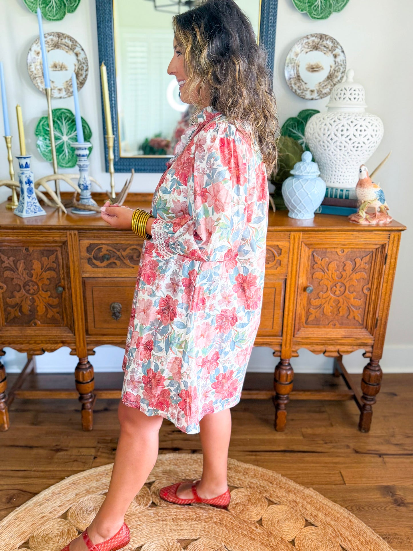 Cedar Bloom Mini Dress