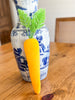 Large Flocked Colored Carrot