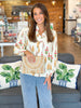 Summer to Remember Floral top in Ivory
