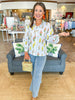Summer to Remember Floral Top in Light Blue