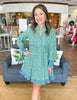 Victoria Dunn Nicole Dress in Gilded Ivy