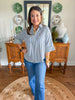 The Bramble Top in Navy