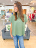 Maple Avenue Sweater Top in Sage