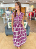 Harvest Hues Midi Dress in Wine