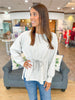 The Jetset Pullover in Heather Grey