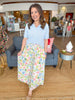 The Early Bloom Midi Skirt
