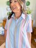 Caryn Lawn | The Millie Stripe Dress in Spritzy