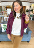 The Westwood Suede Zip Jacket in Merlot